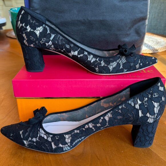 Kate Spade Madelaine Too Lace Heels - Picture 1 of 7